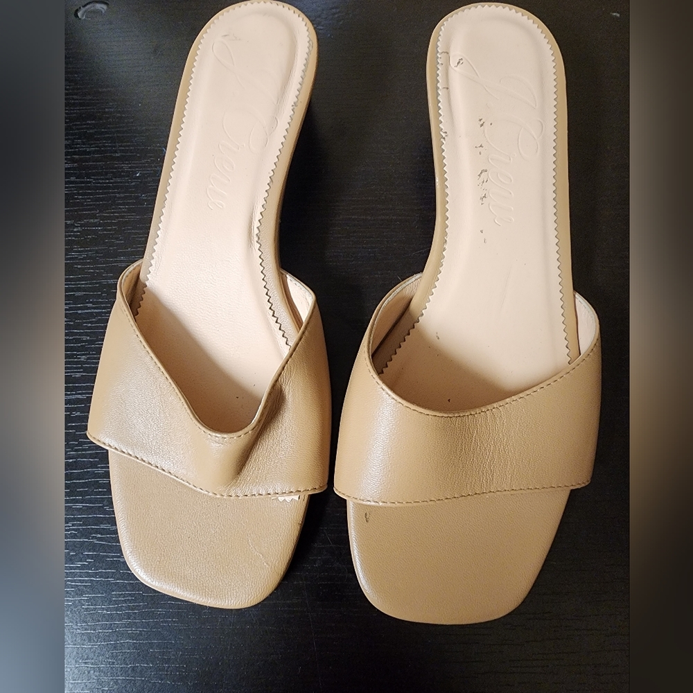 J. Crew Nude Dress Sandals Size 8